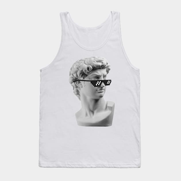 David in pixels glassies Tank Top by DAVID COVID 19 T-Shirt